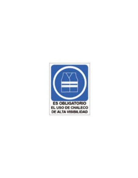 Cartel señal PVC obligatorio 40x30 cm