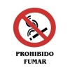 Cartel señal PVC prohibido 40x30 cm