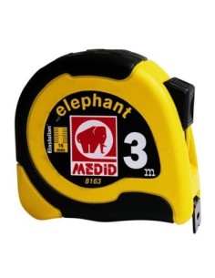 Flexómetro bimaterial con freno mod ELEPHANT