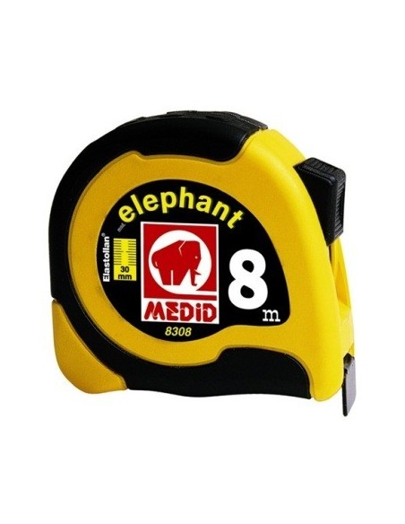 Flexómetro bimaterial con freno mod ELEPHANT
