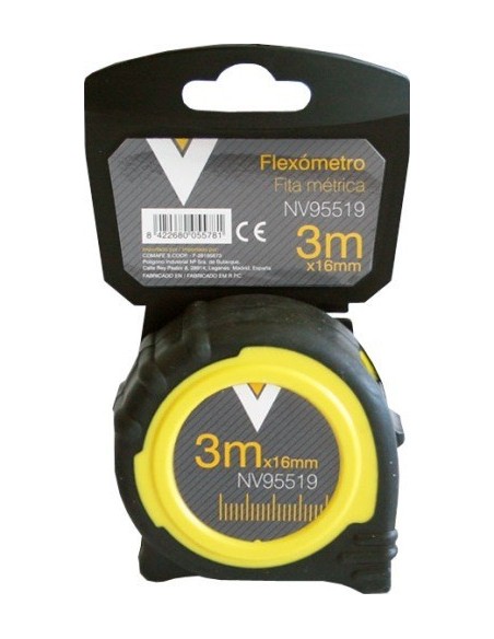Flexómetro bimaterial con doble freno