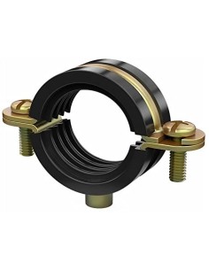 Abrazadera isofónica ligera M-6 acero bicromatado/EPDM