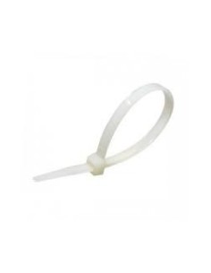 Brida de nylon 100 uds blanca