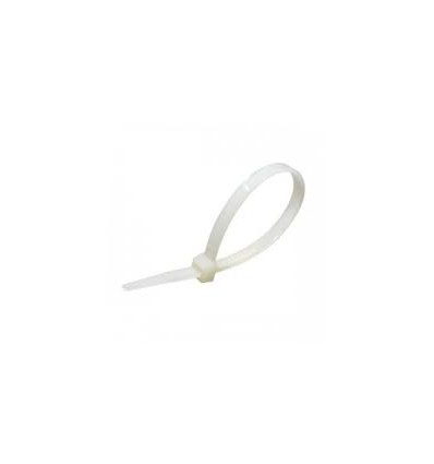 Brida de nylon 100 uds blanca