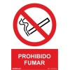 Cartel señal PVC prohibido 210x300 mm