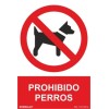 Cartel señal PVC prohibido 210x300 mm