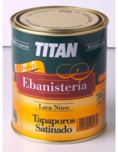Laca tapaporos satinada incoloro NITRO