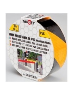 Rollo cinta reflectante adhesiva 50 mm x 33 m