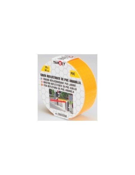 Rollo cinta reflectante adhesiva 50 mm x 33 m