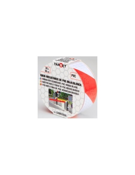 Rollo cinta reflectante adhesiva 50 mm x 33 m