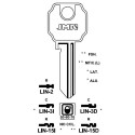 Copia llave de serreta en bruto mod lIN