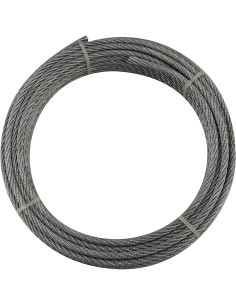 Cable acero galvanizado 6x7 50m