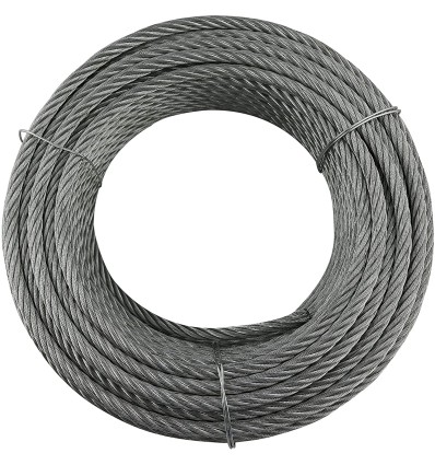 Cable acero galvanizado 6x19 25m