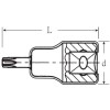 Llave de vaso punta huella Torx VDE 1000V 3/8" mod 12174