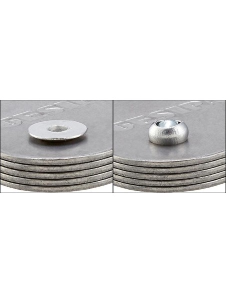 Remache ciego aluminio-acero cabeza avellanada 120grados