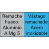 Remache ciego CAP aluminio-VA cabeza bombeada