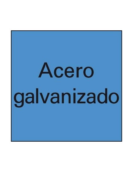 Tuerca remache ciego acero galvanizada cabeza avellanada 90 grados