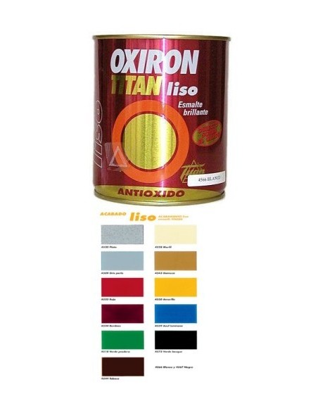 Esmalte antioxidante exterior brillo liso 375 ml OXIRON