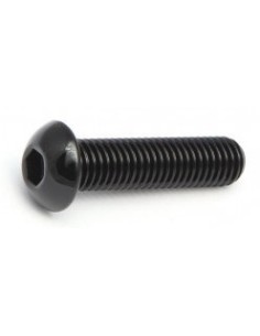 Tornillo Allen cabeza redonda ISO 7380 109 pavonado