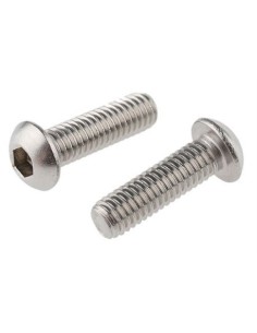Tornillo Allen cabeza redonda ISO 7380 inoxidable A2