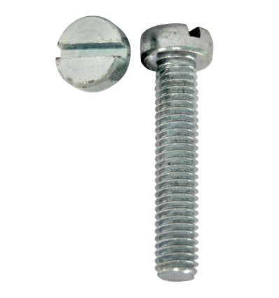 Tornillo cabeza cilíndrica plana DIN84 zincado