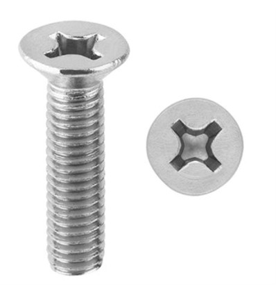 Tornillo cabeza avellanada "PHILLIPS" DIN965 zincado