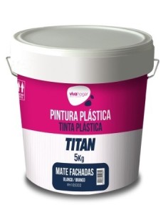 Pintura plástica blanca mate interiorahada