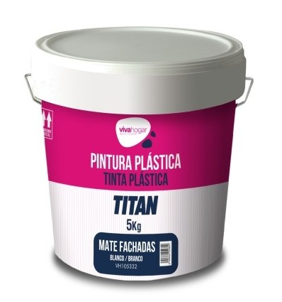 Pintura plástica blanca mate interiorahada