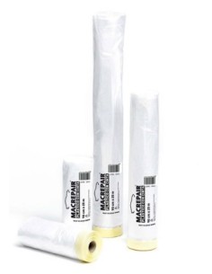Rollo de film polietileno alta densidad protector con cinta krepp 225 m lineales