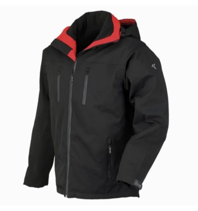 Chaquetón softshell negro FOXY