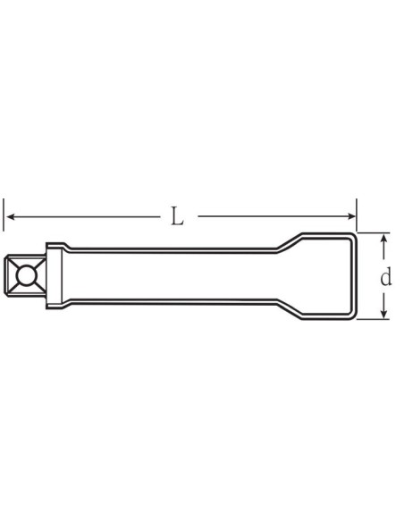 Alargadera VDE 1000V 3/8" mod 12167VDE