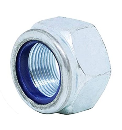 Tuerca hexagonal autoblocante DIN985 clase 8 zincada
