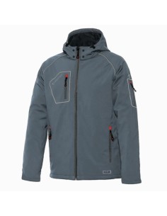Chaqueta softshell acolchada gris PERFECT