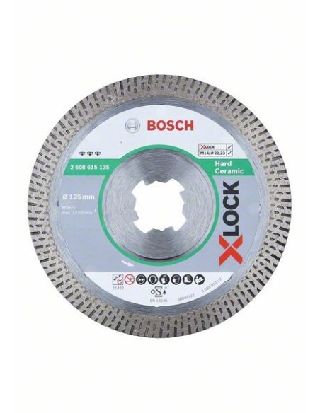 Disco de diamante sistema X-LOCK para porcelánico BEST FOR