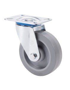 Rueda giratoria con platina sin freno serie ZV-PGR