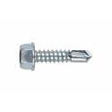 Tornillo autotaladrante DIN7504-K cabeza hexagonal zincado