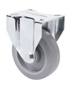 Rueda fija con platina sin freno serie ZV-PGR