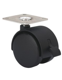 Rueda giratoria con platina y freno serie DK-DK