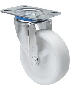 Rueda giratoria agujero pasante sin freno serie ZV-UT