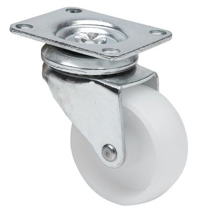 Rueda giratoria con platina sin freno serie Z-BP