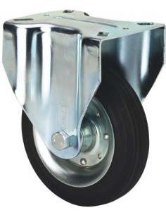 Rueda fija con platina sin freno serie ZV-BS