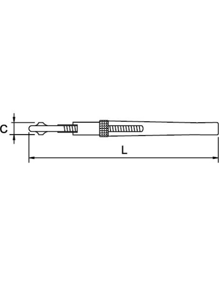 Llave grifa STILLSON aluminio TITALUM