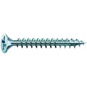 Tornillo madera cabeza plana huella PZ rosca completa baño WIROX