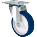 Rueda giratoria con platina sin freno serie ZV-POA