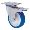 Rueda giratoria con platina con freno serie ZV-POA