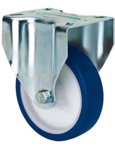 Rueda fija con platina sin freno serie ZV-POA