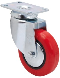 Rueda giratoria con platina sin freno serie BH-PPI