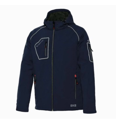 Chaqueta softshell acolchada marino PERFECT