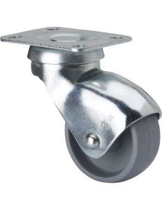 Rueda giratoria con platina sin freno serie H-BP