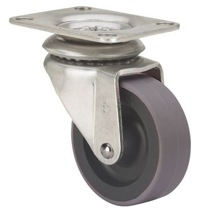 Rueda giratoria con platina sin freno serie Z-PGI